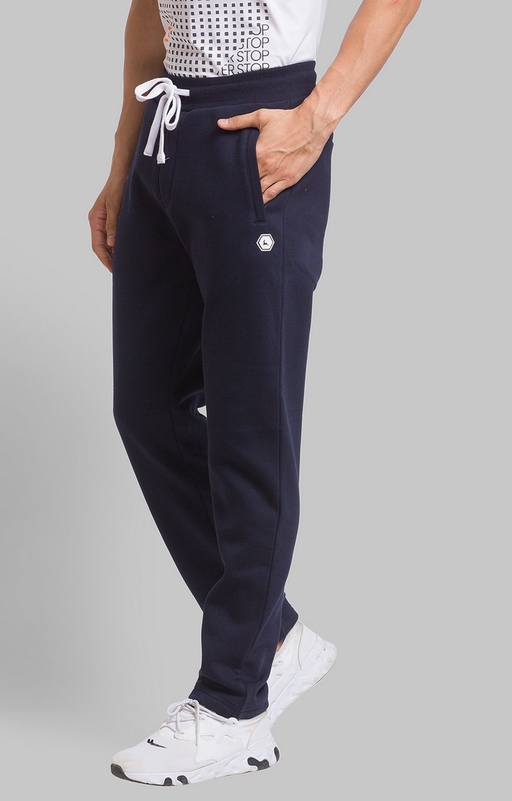 PARX | PARX Regular Fit Blue Trackpant For Men 3