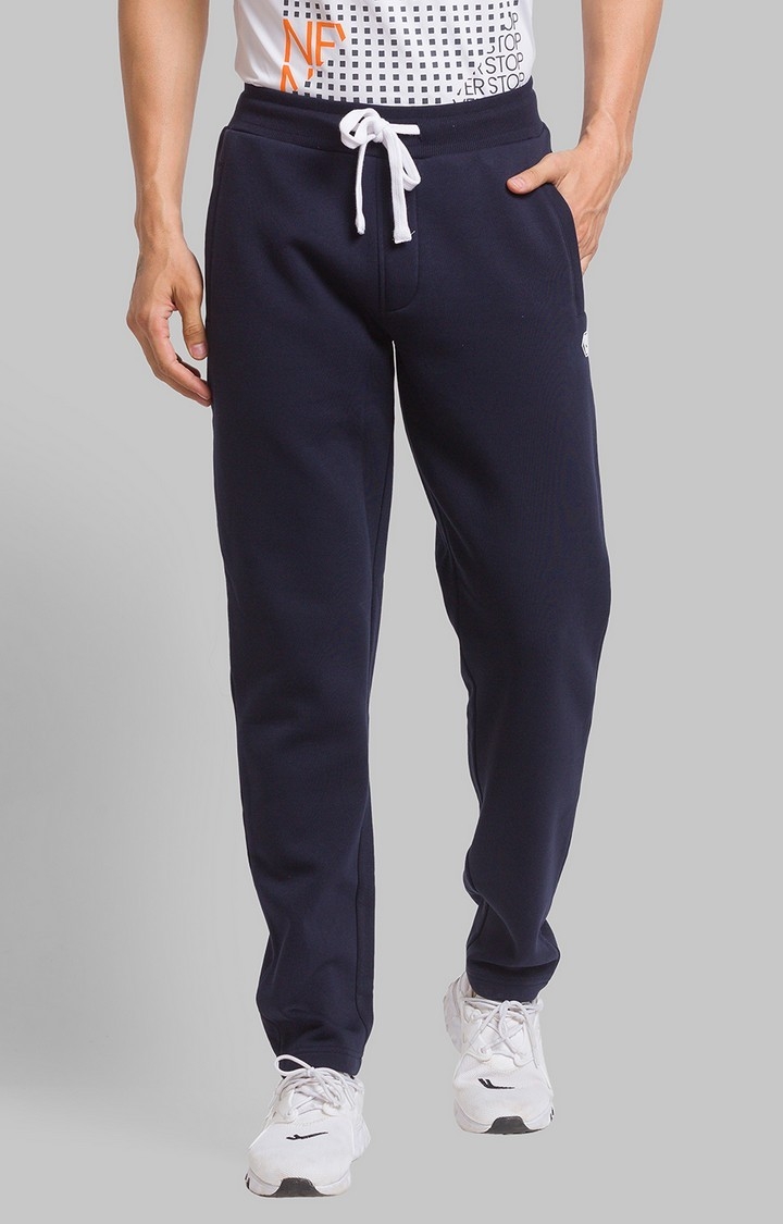 PARX | PARX Regular Fit Blue Trackpant For Men 0