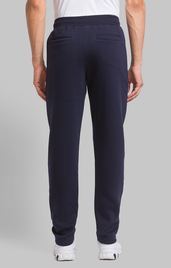 PARX | PARX Regular Fit Blue Trackpant For Men 4