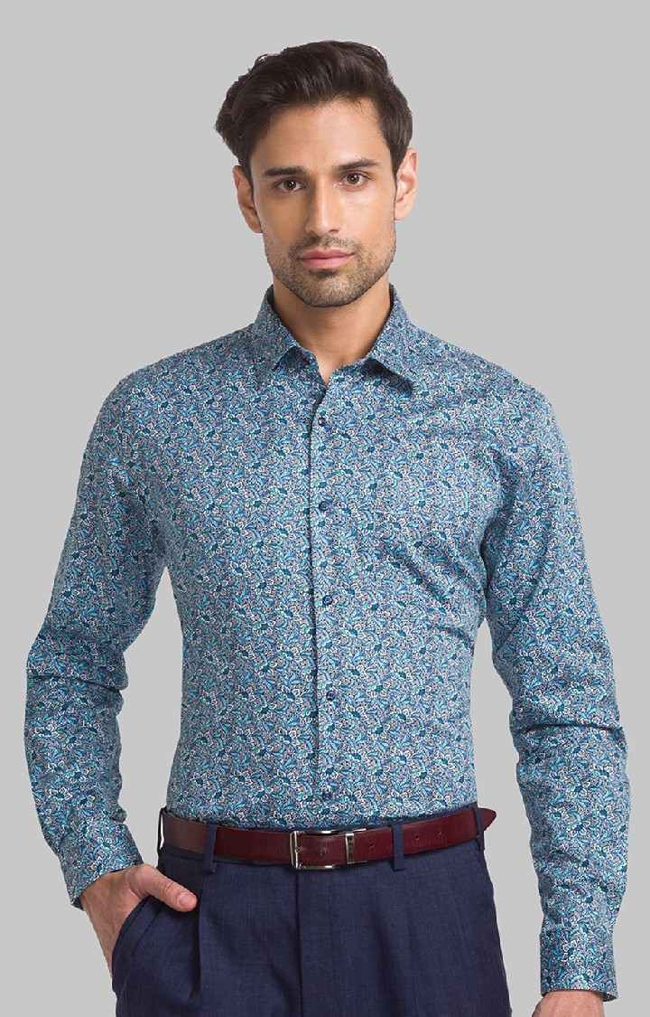 Raymond blue shirt top