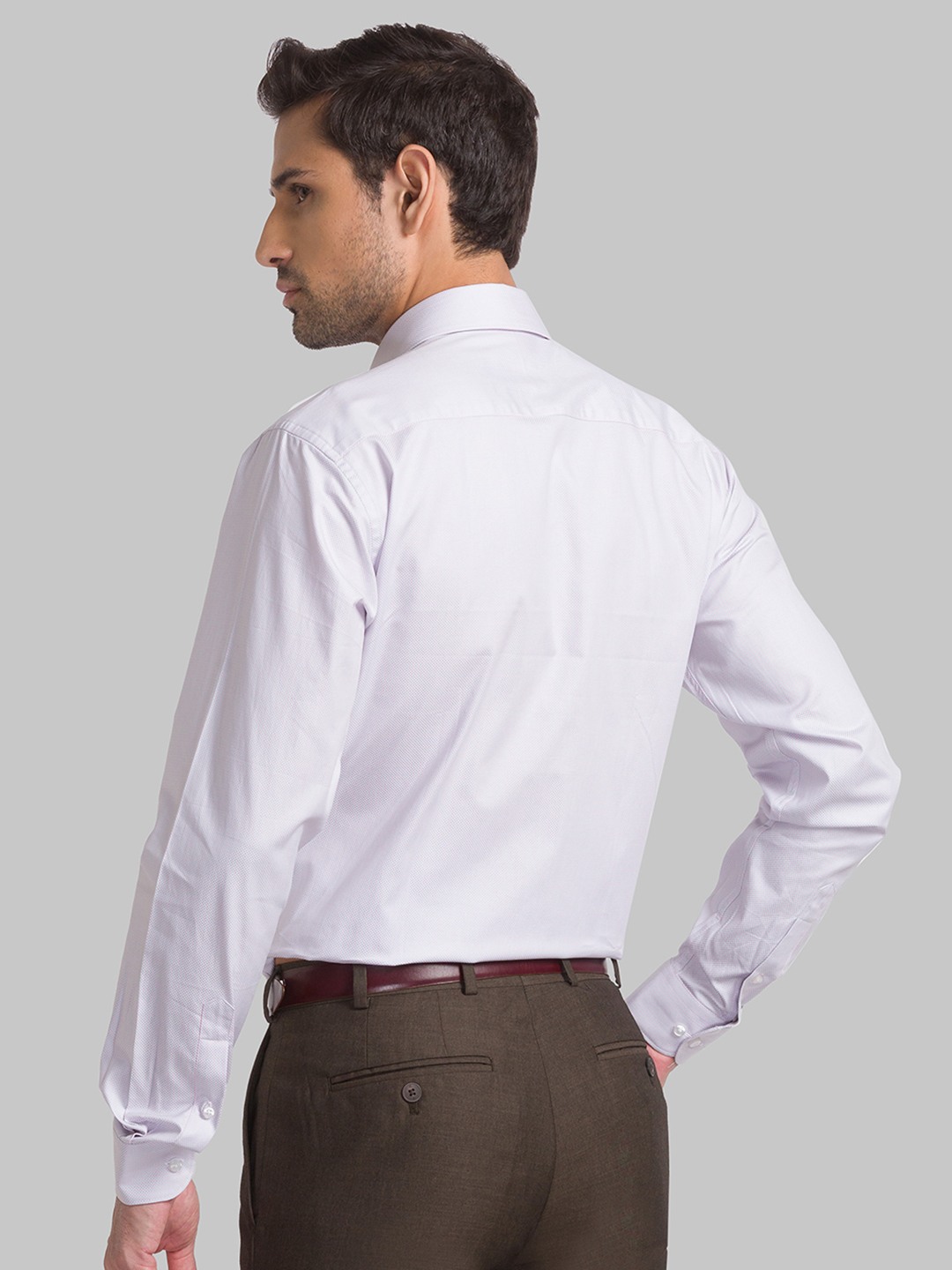 Raymond Slim Light Red Formal Shirt For Men
