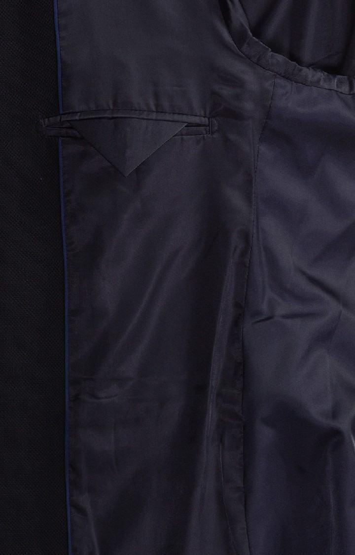 Raymond Contemporary Fit Black Blazer For Men