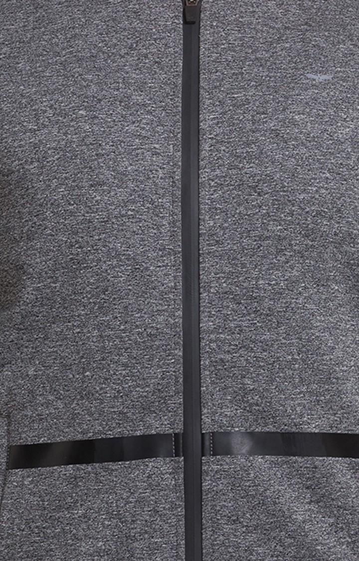 Park Avenue Regular Fit Grey Bomber Jackets For Men