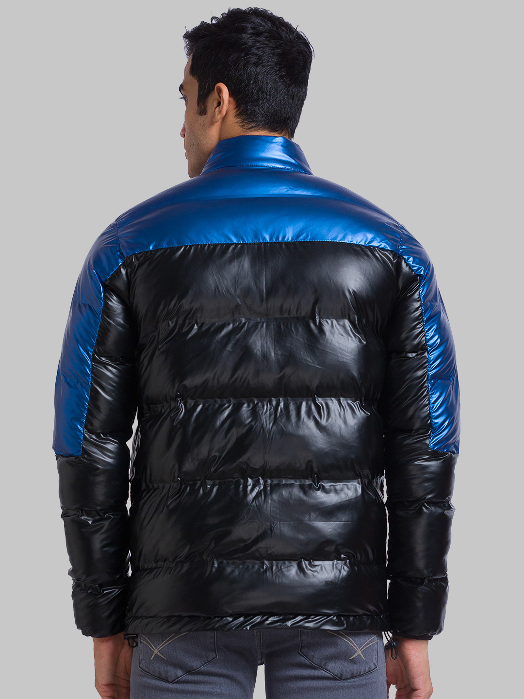 Parx Regular Fit Black Activewear Jacket For Men