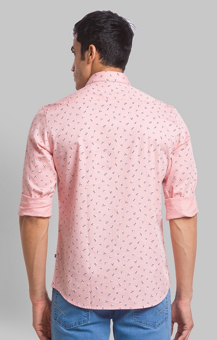 PARX | PARX Red Print Slim Fit Casual Shirts For Men 4