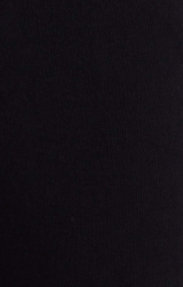 Raymond Slim Fit Black Casual Pant For Men