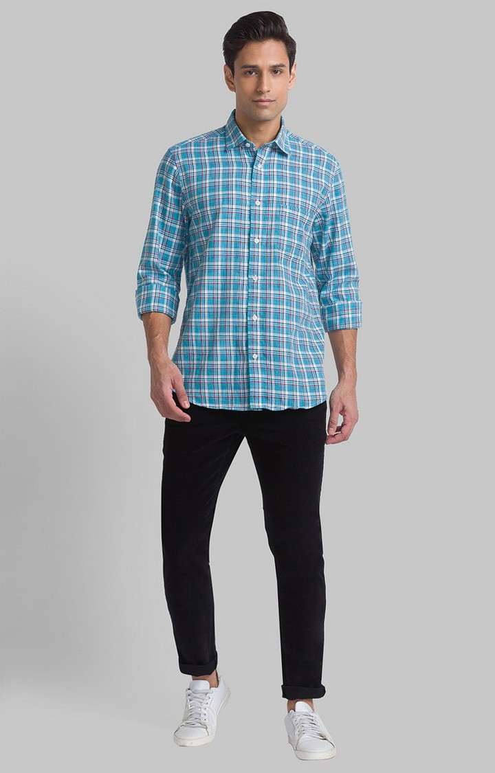 Raymond Slim Fit Black Casual Pant For Men