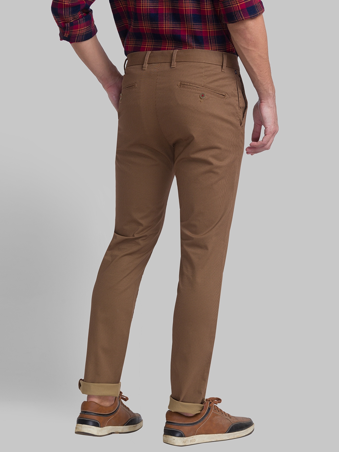 Buy Raymond Men's Slim Casual Pants (RCTL00393-H5_Medium Khaki_76_Brown at  Amazon.in