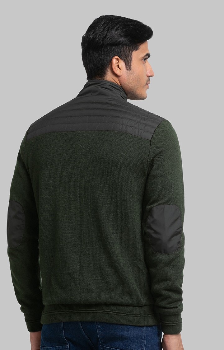 Raymond | Raymond Contemporary Fit Green Activewear Jackets For Men 4