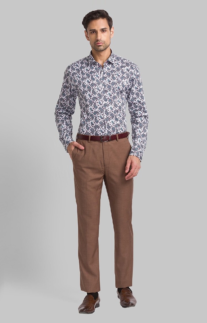 Buy Louis Philippe Grey Trousers Online  742030  Louis Philippe