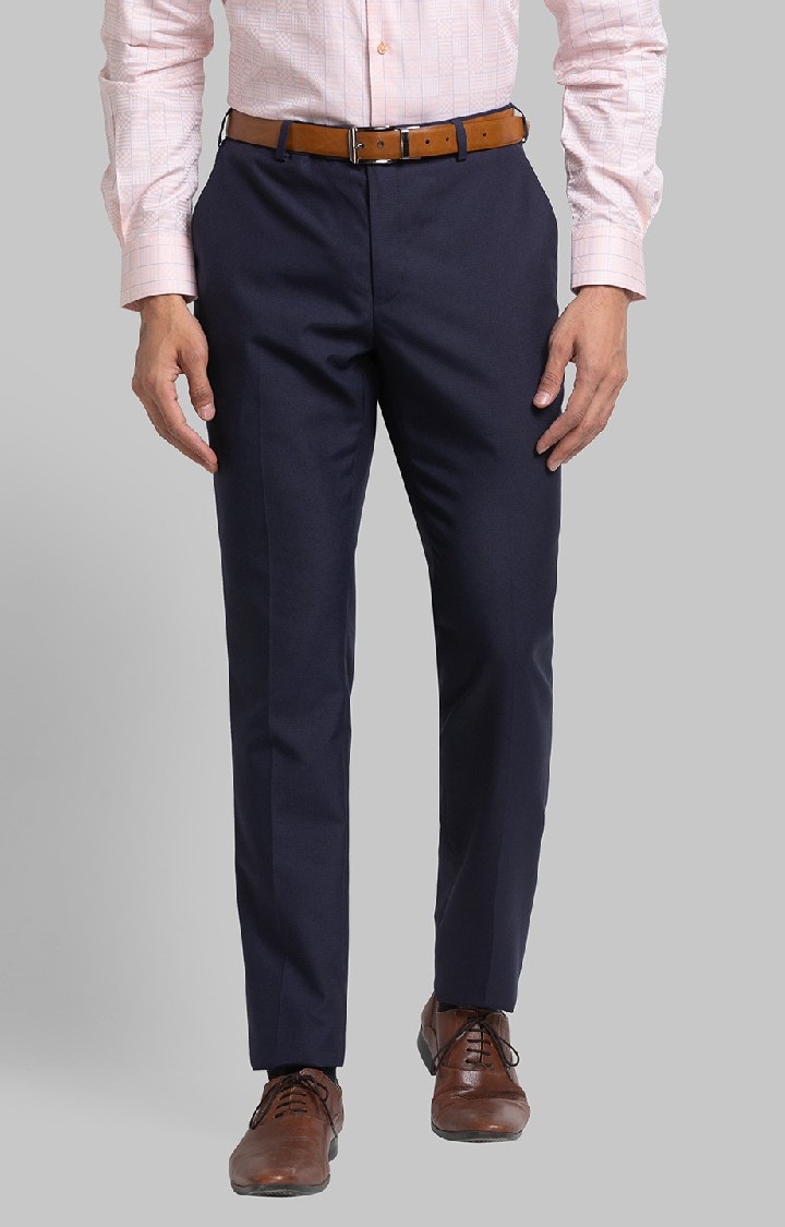 Naples Trousers Men Italian Casual Pants Pleated High Waist Business Suit  Pants | eBay