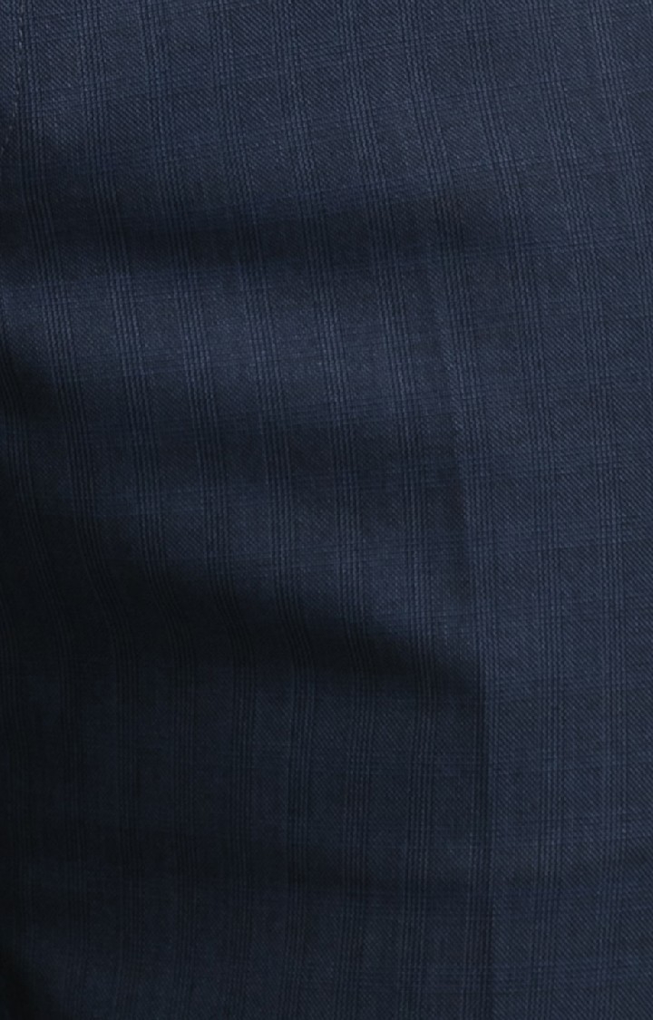 Raymond | Raymond Contemporary Fit Blue Formal Trouser For Men 6