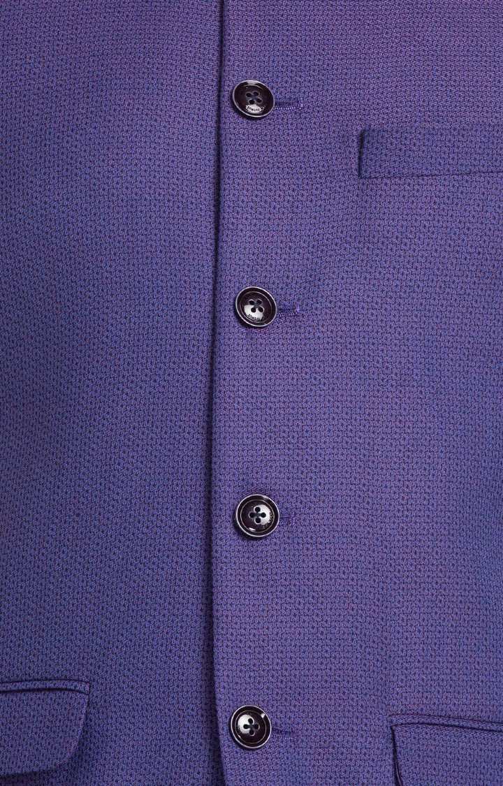 Park Avenue Slim Fit Purple Waistcoat For Men