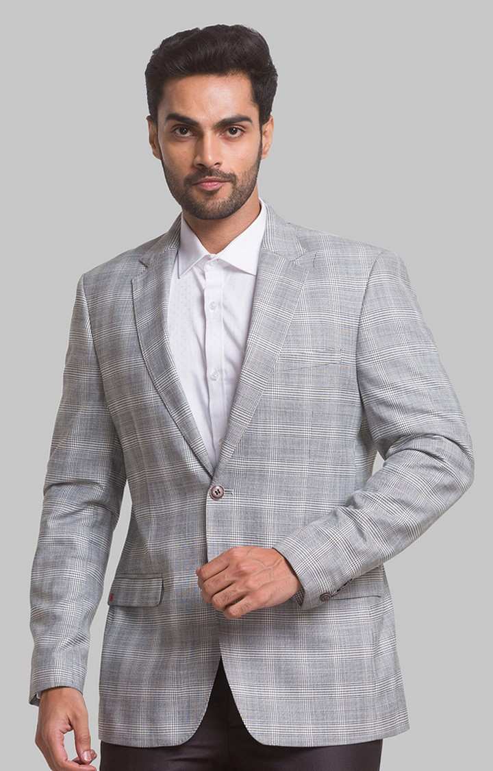 Park Avenue Super Slim Fit Blue Blazer For Men