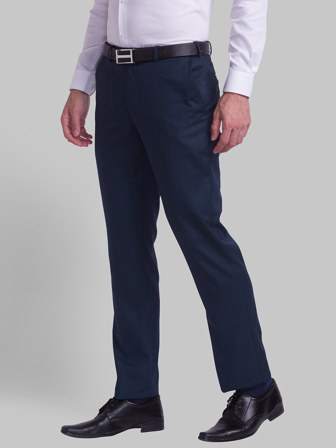 Park Avenue Men's Formal Trousers (8907575573439_PMTF04515-G3_Medium  Grey_46) : Amazon.in: फैशन