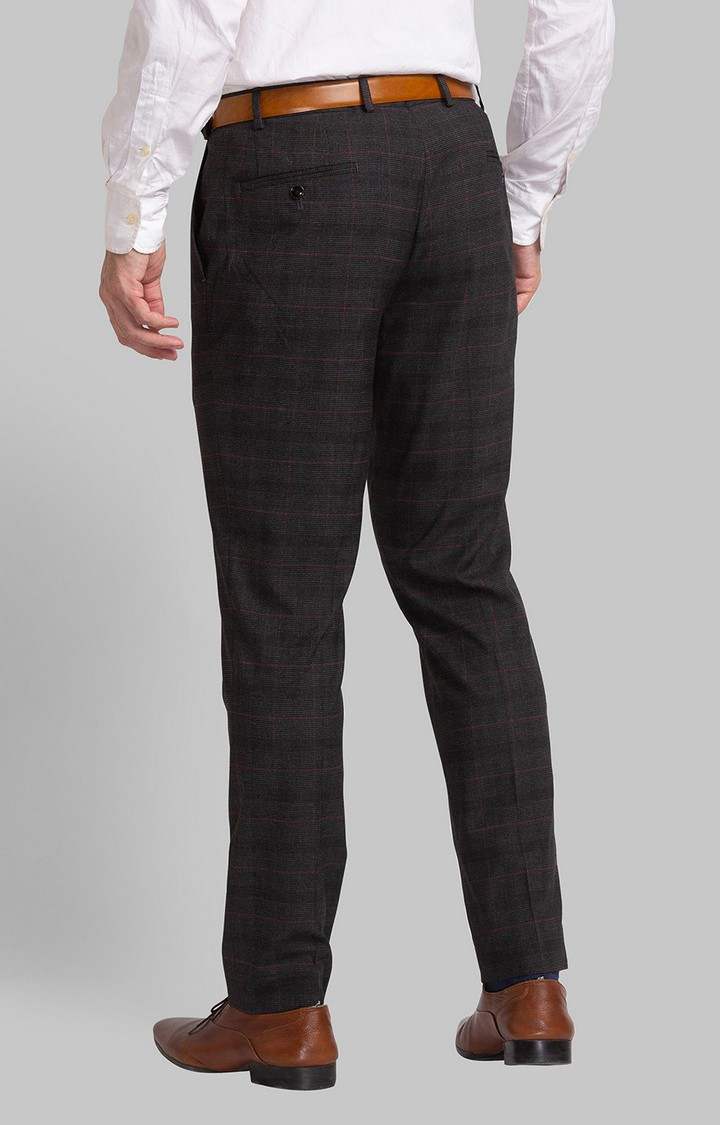 Park Avenue Neo Fit Black Formal Trouser For Men