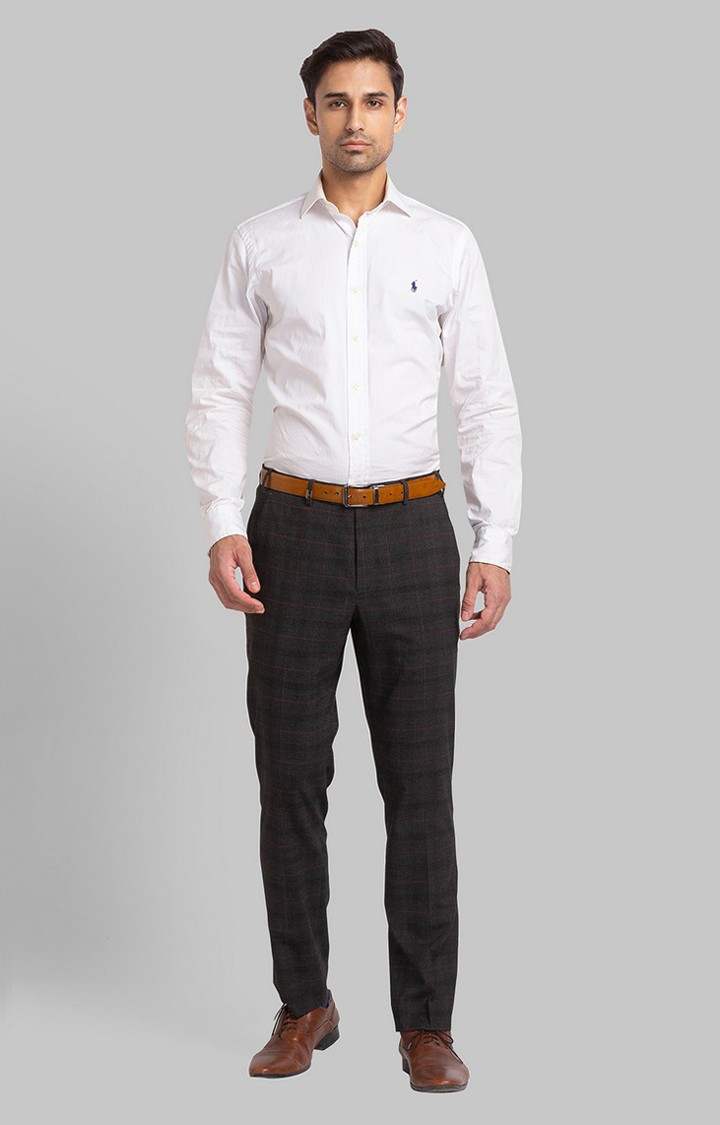 Park Avenue Neo Fit Black Formal Trouser For Men