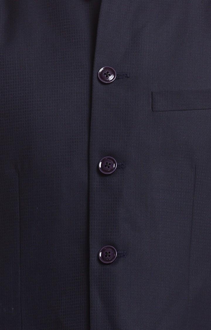 Park Avenue | Park Avenue Slim Fit Blue Waistcoat For Men 6