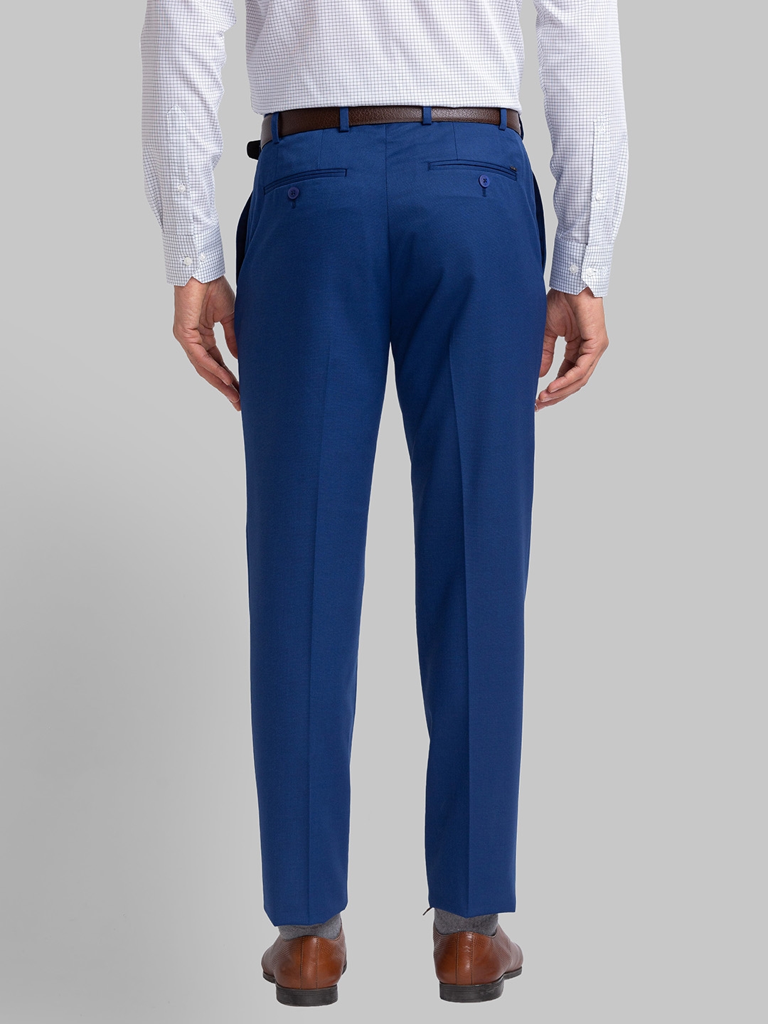 Blue Blue Slim Fit Pants by Raymond for rent online | FLYROBE