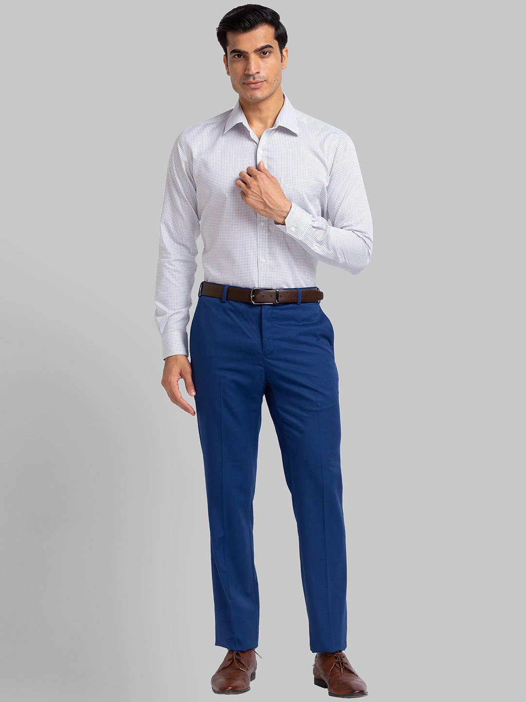 Buy Raymond Slim Fit Self Design Brown Trouser Online at Best Prices in  India - JioMart.