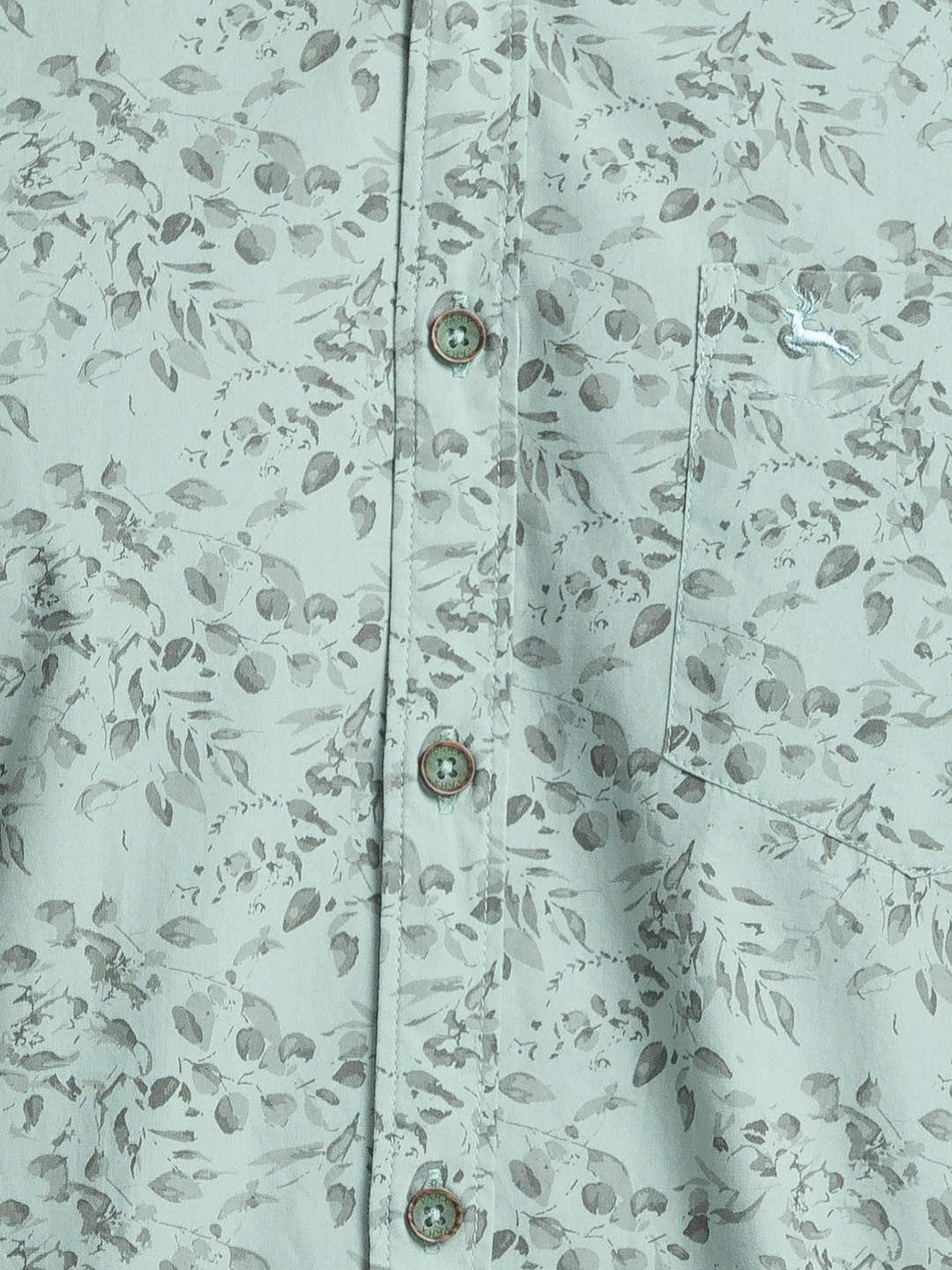 Parx Slim Fit Light Green Formal Shirt For Men