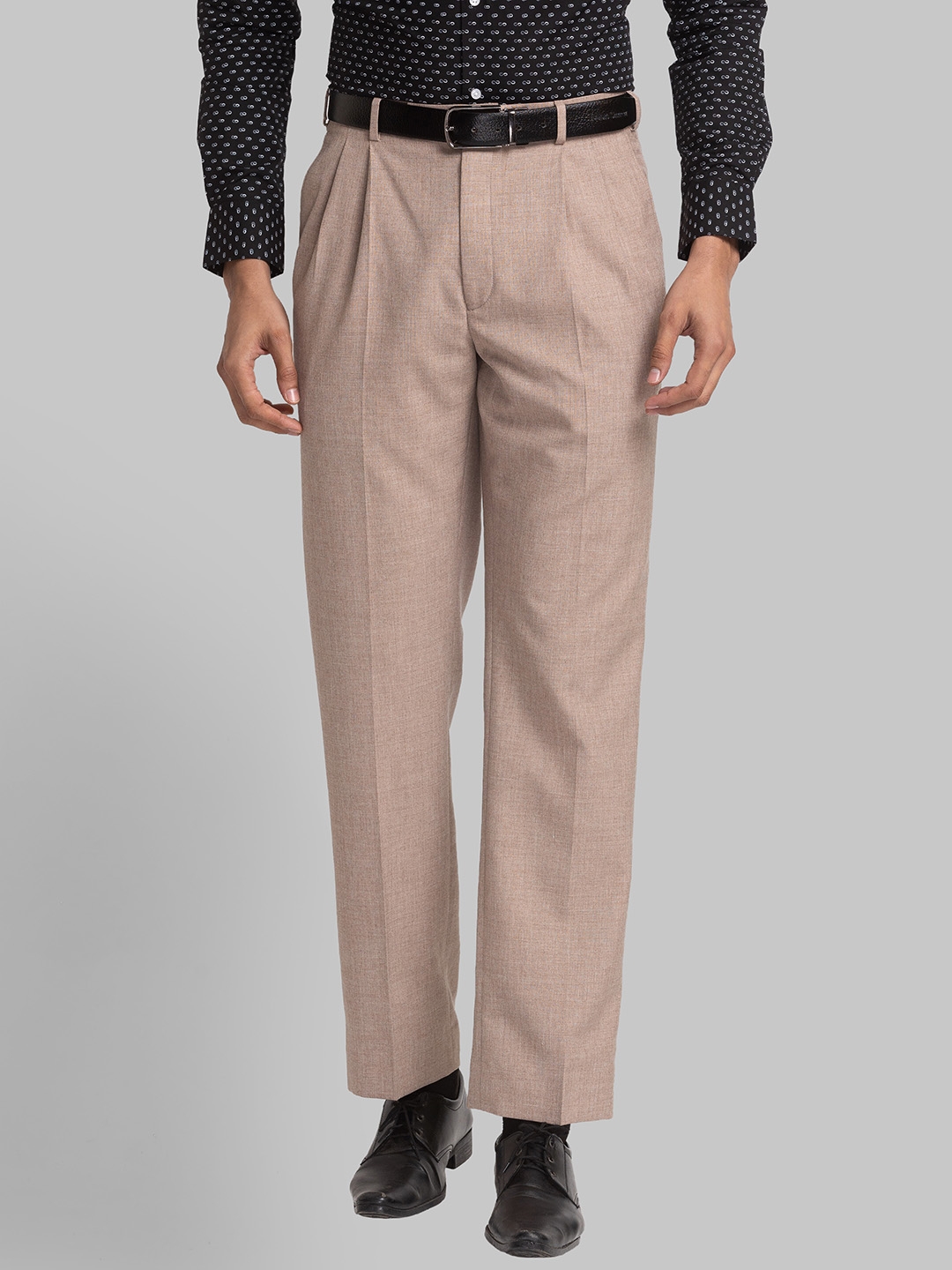 Buy Cream Trousers & Pants for Men by PARK AVENUE Online | Ajio.com