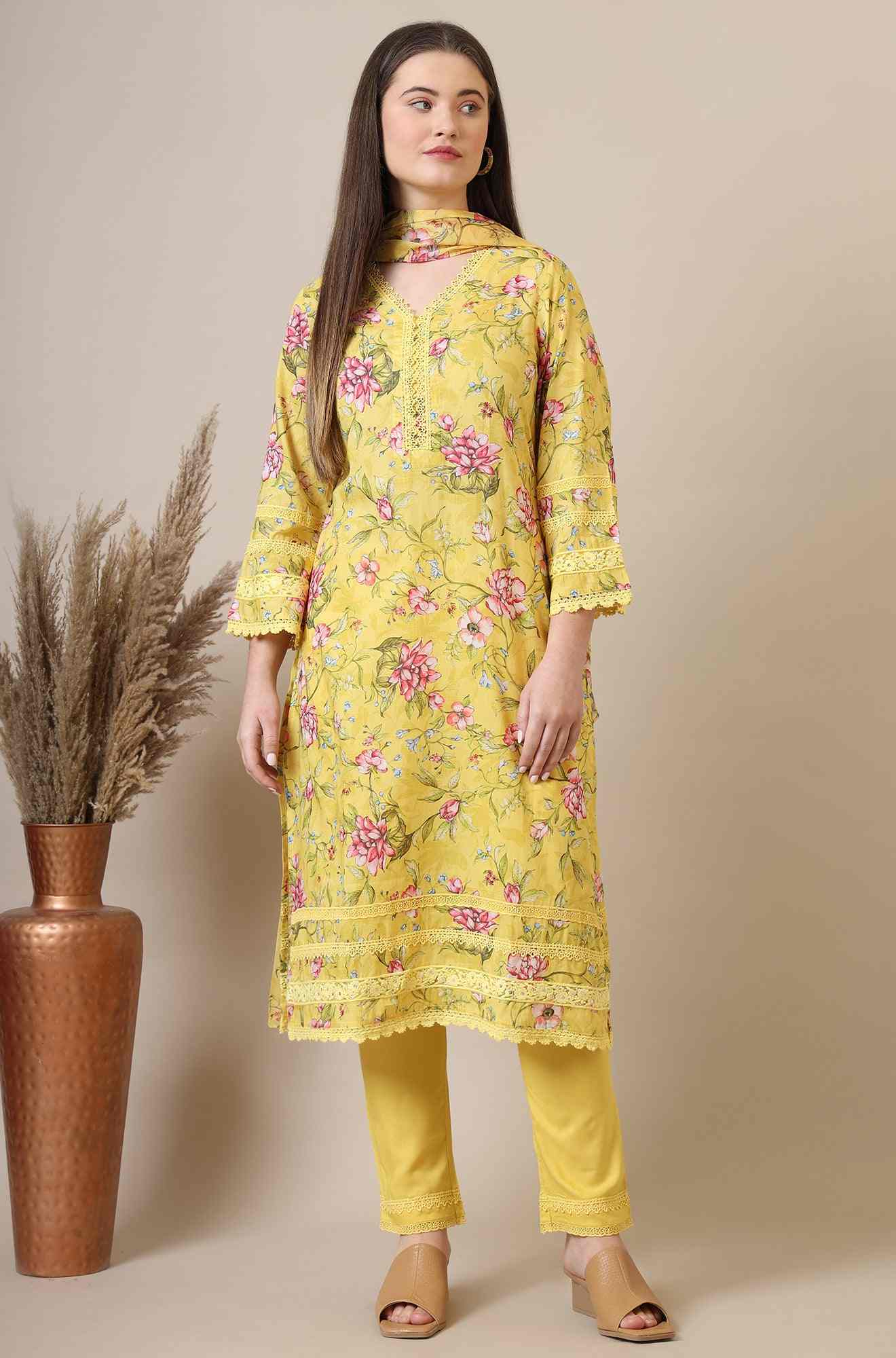 AURELIA LADIES WESTERN KURTI 3PCS SET AS15557 508773