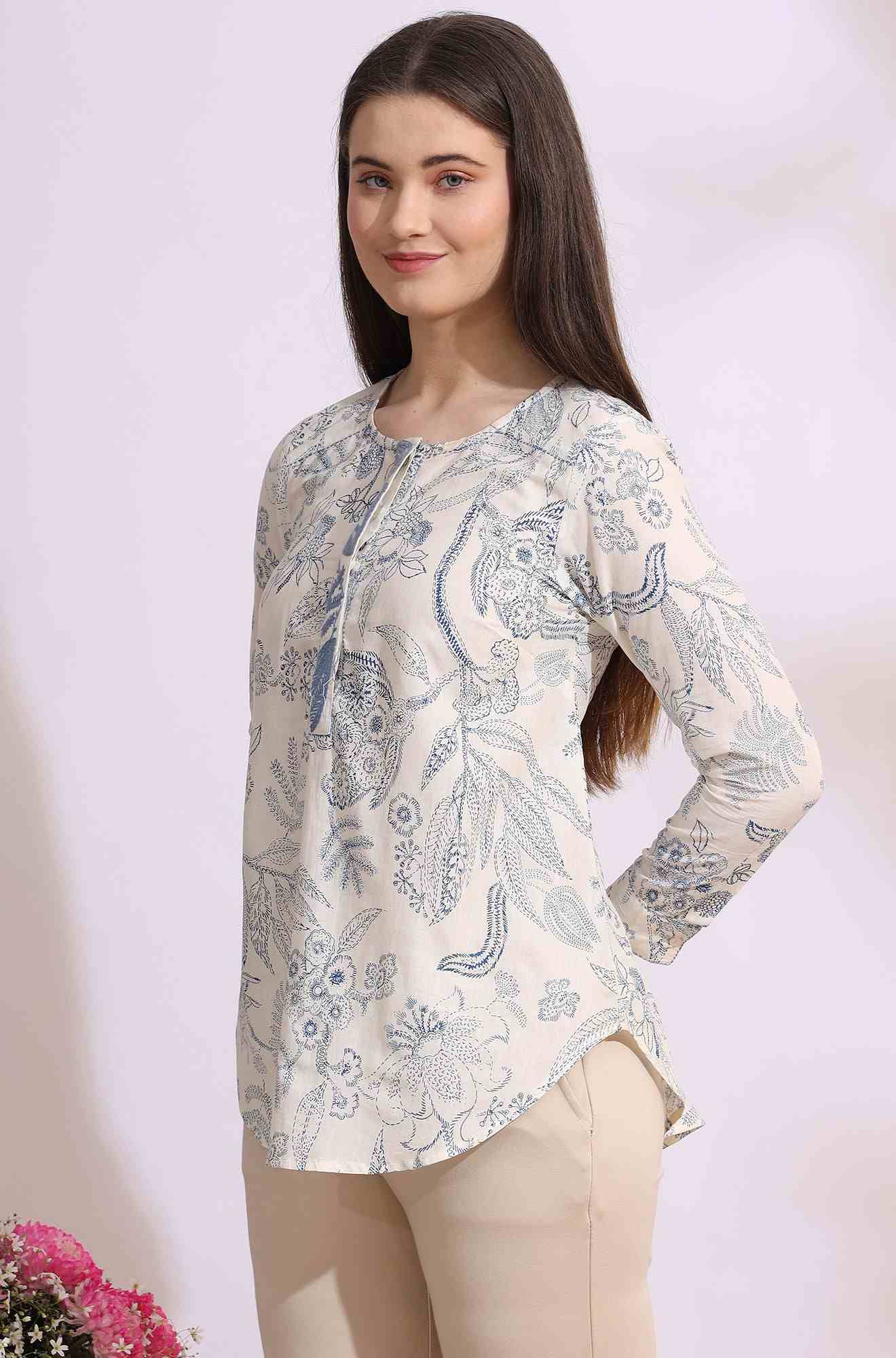 W LADIES WESTERN KURTI 1PCS W31200 124968