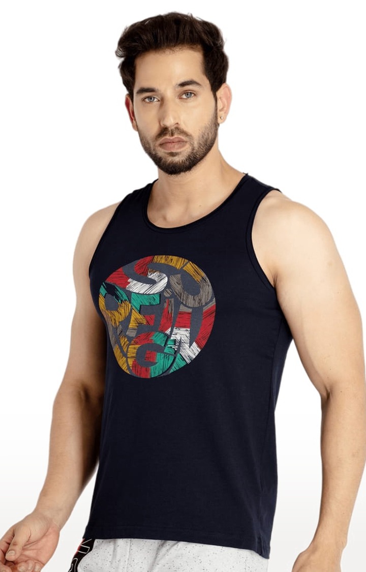 Mens Solid Sleeveless T-shirt