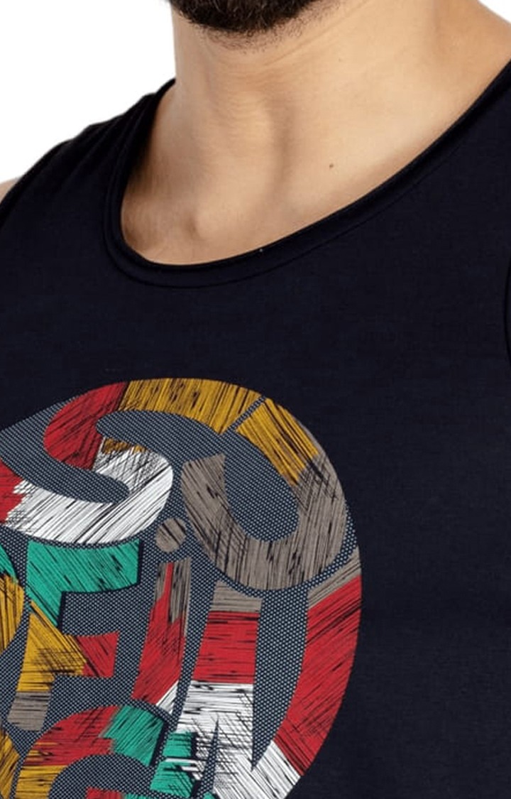 Mens Solid Sleeveless T-shirt