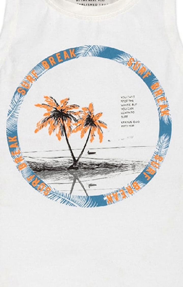 Status Quo | Boys Printed Sleeveless T-shirt 2