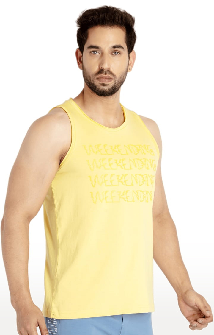 Mens Printed Sleeveless T-shirt
