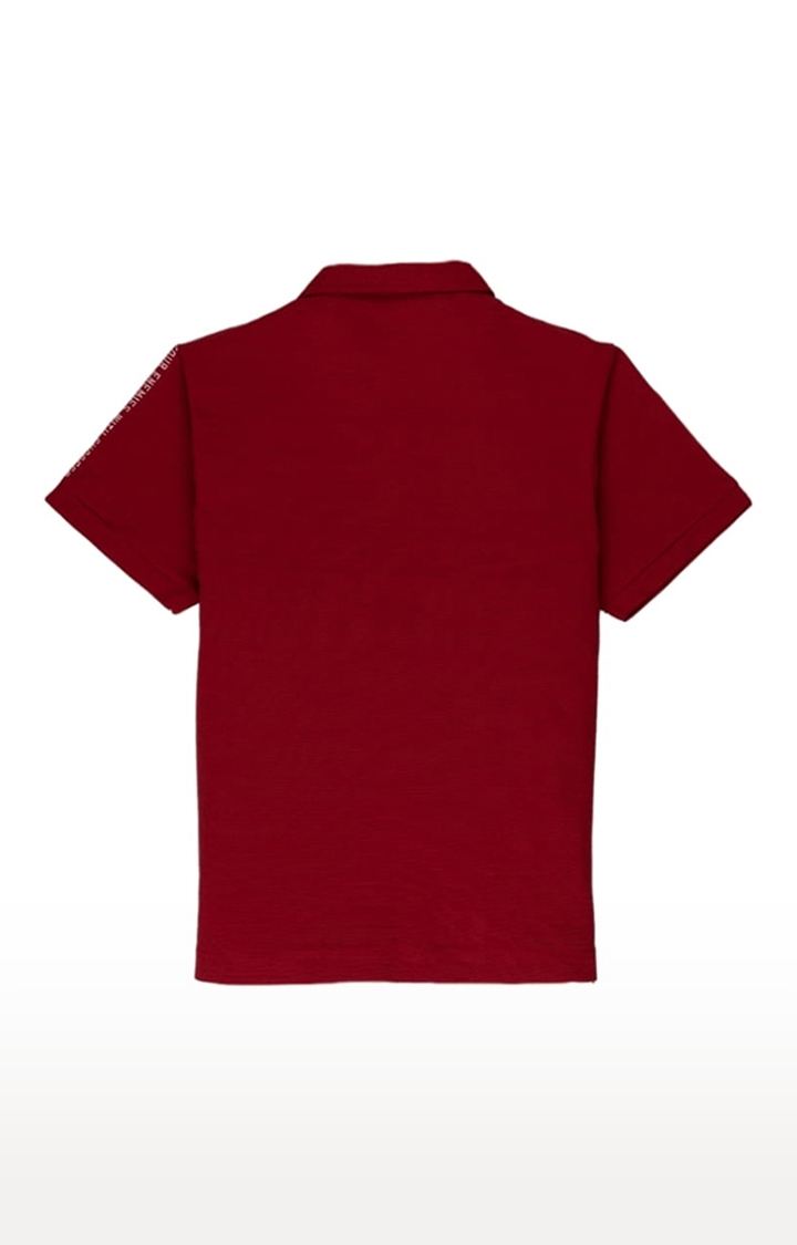 Status Quo | Boys Red Polycotton Colourblock Sweatshirts 1
