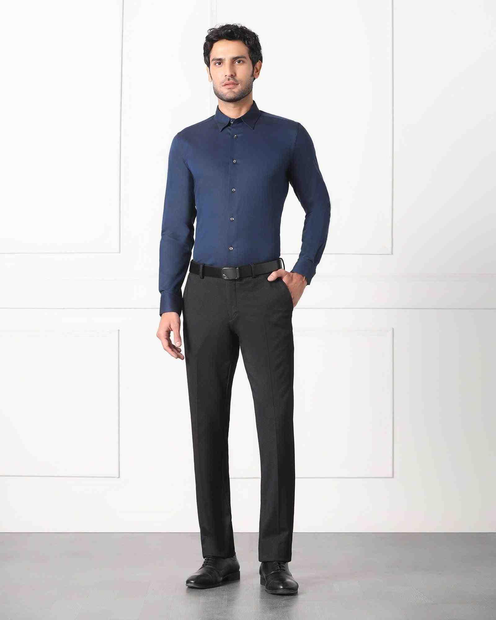 BLACKBERRY MENS FORMAL SHIRT F/S BP-BS-DO-REVOLVE GREY