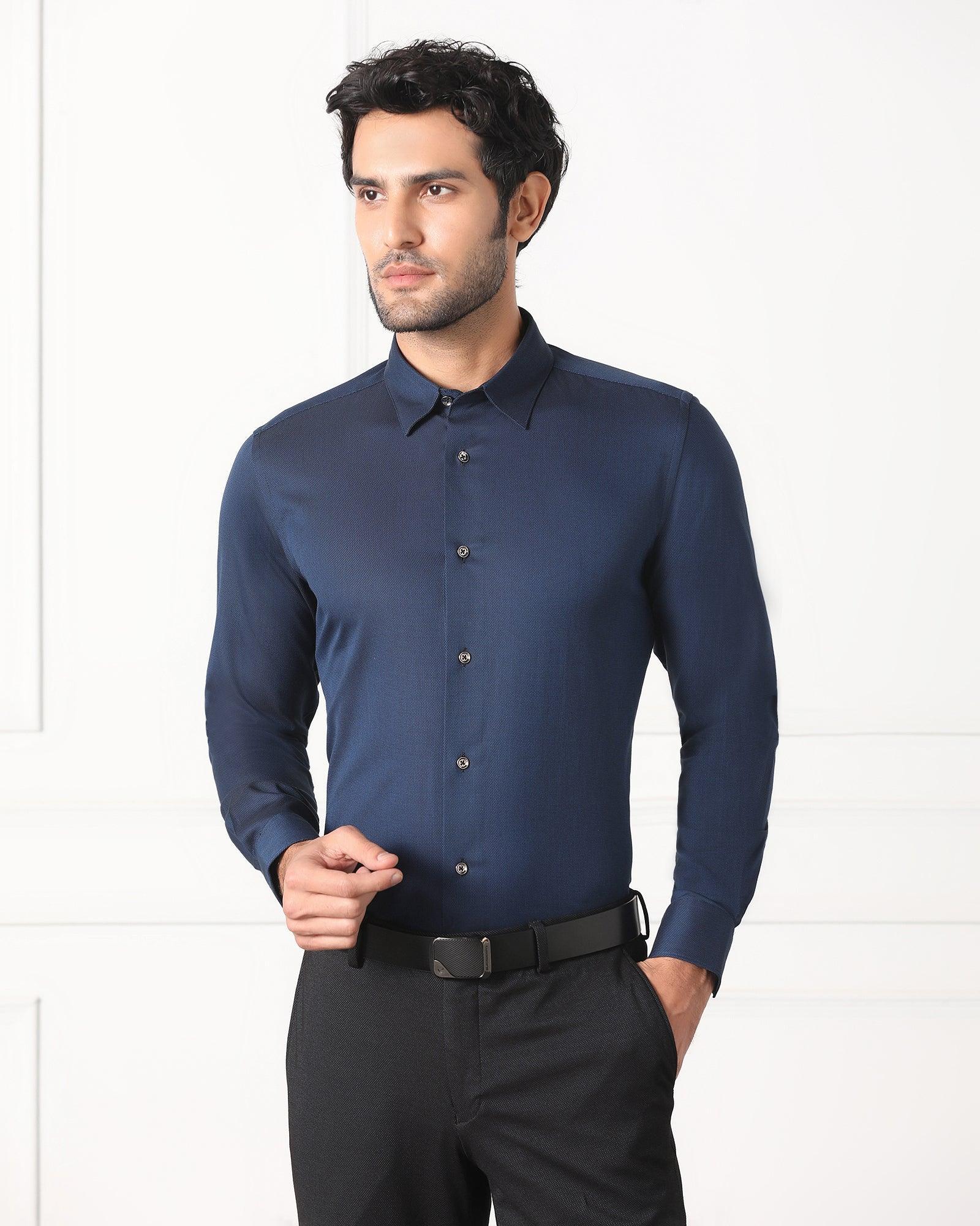 BLACKBERRY MENS FORMAL SHIRT F/S BP-BS-DO-REVOLVE GREY