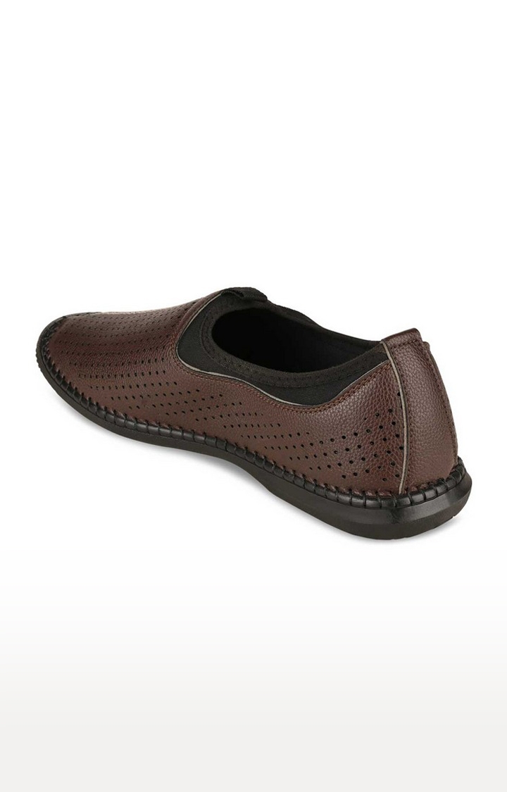 Regal | Men's Brown Synthetic Moccasins 1