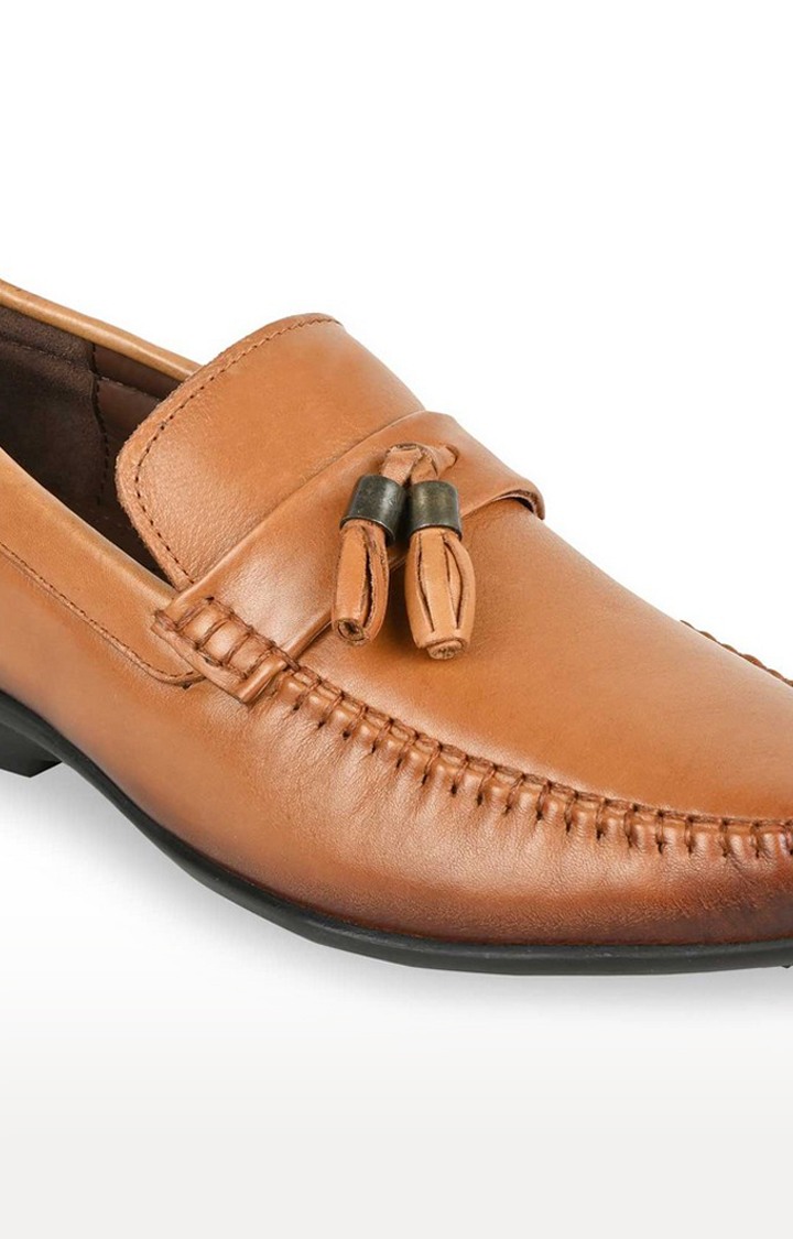 Men's Brown Leather Loafers