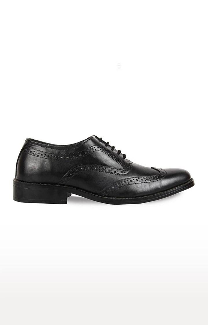 Men's Black Leather Brogues