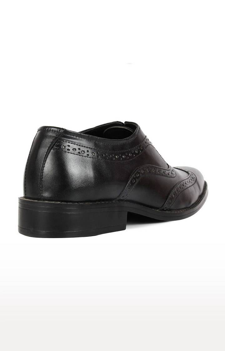 Men's Black Leather Brogues
