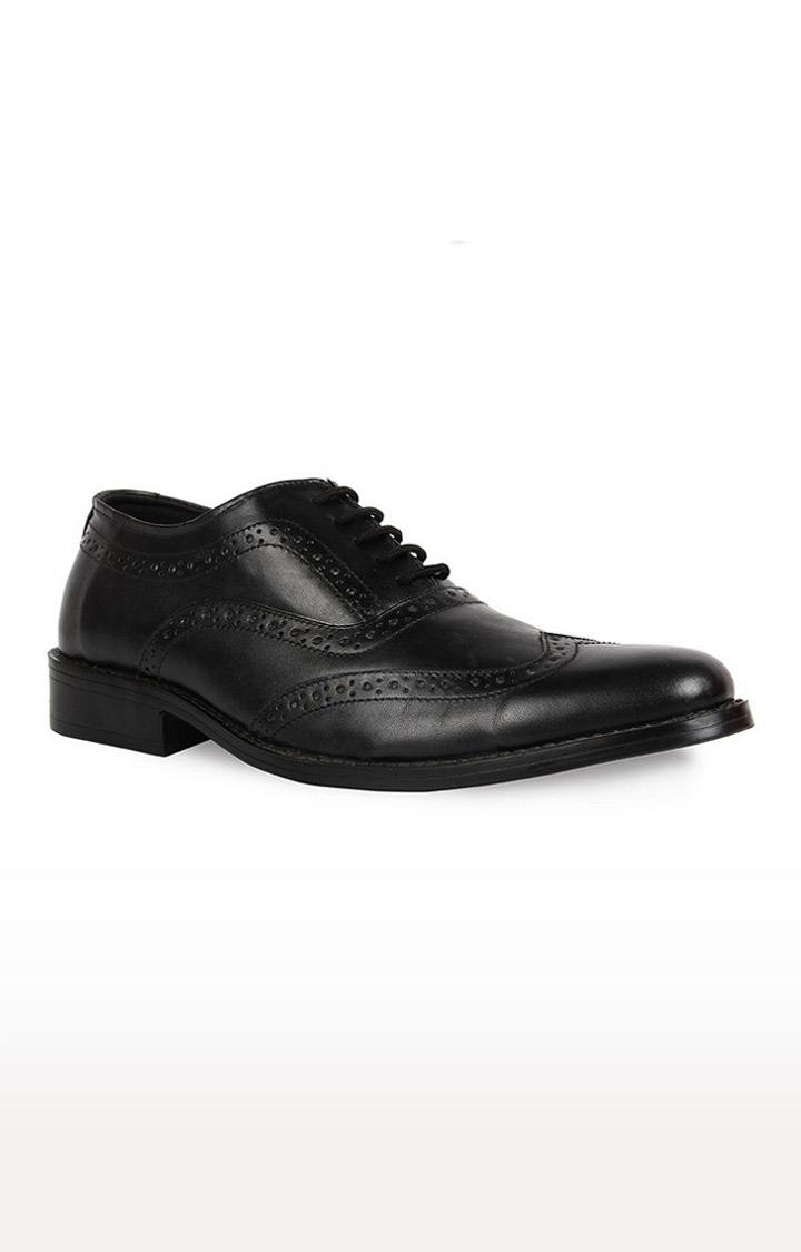 Men's Black Leather Brogues