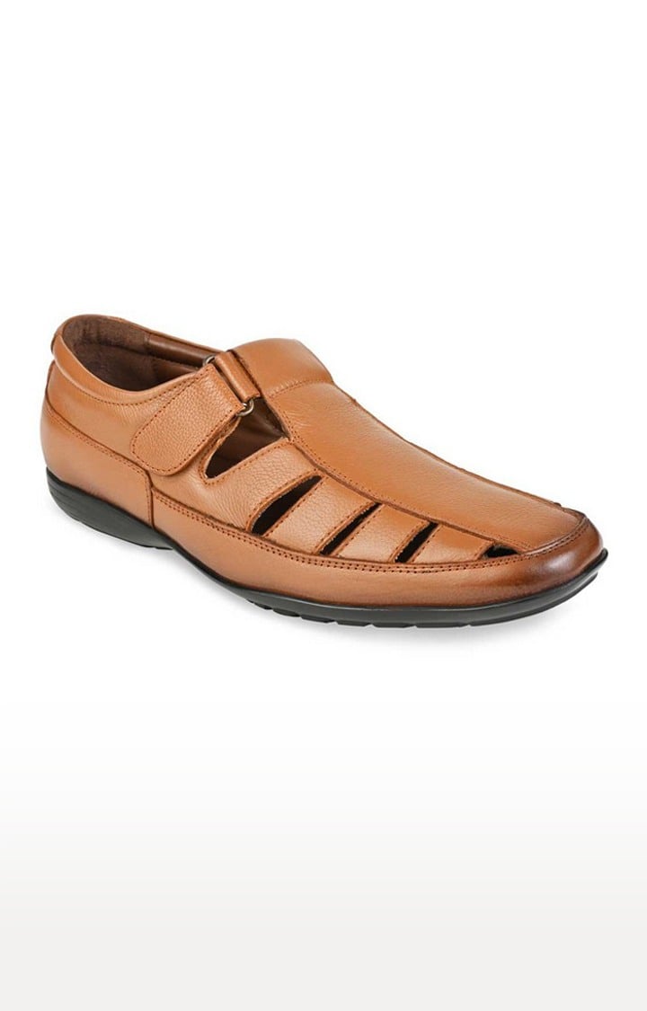 Men's Brown Leather Sandals