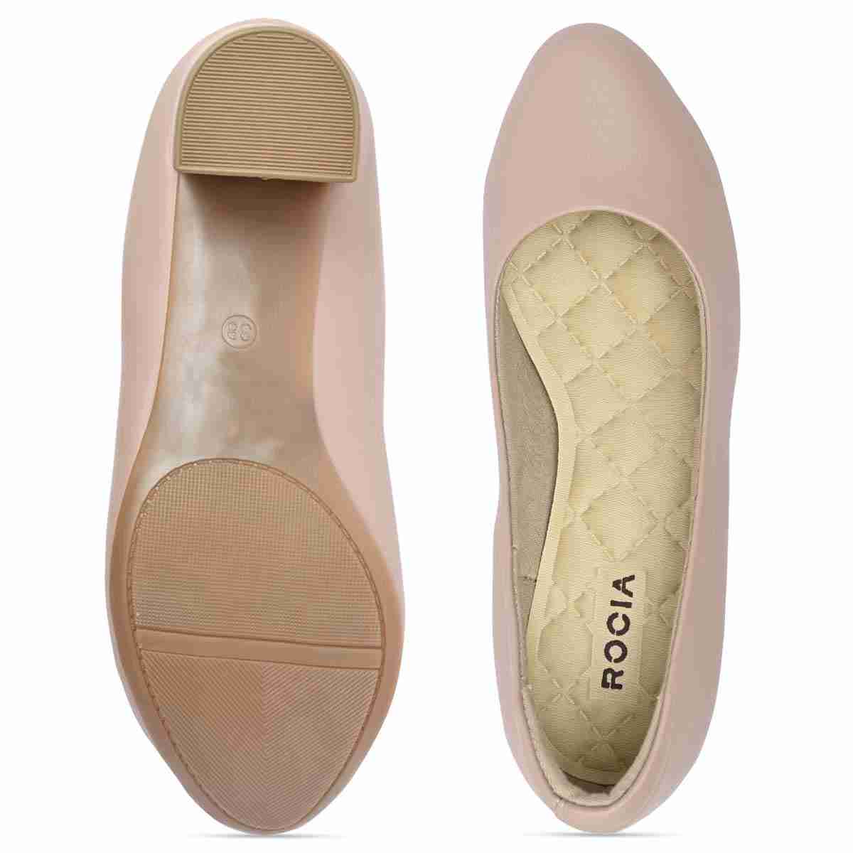 Rocia By Regal Nude Women Comfort Pumps