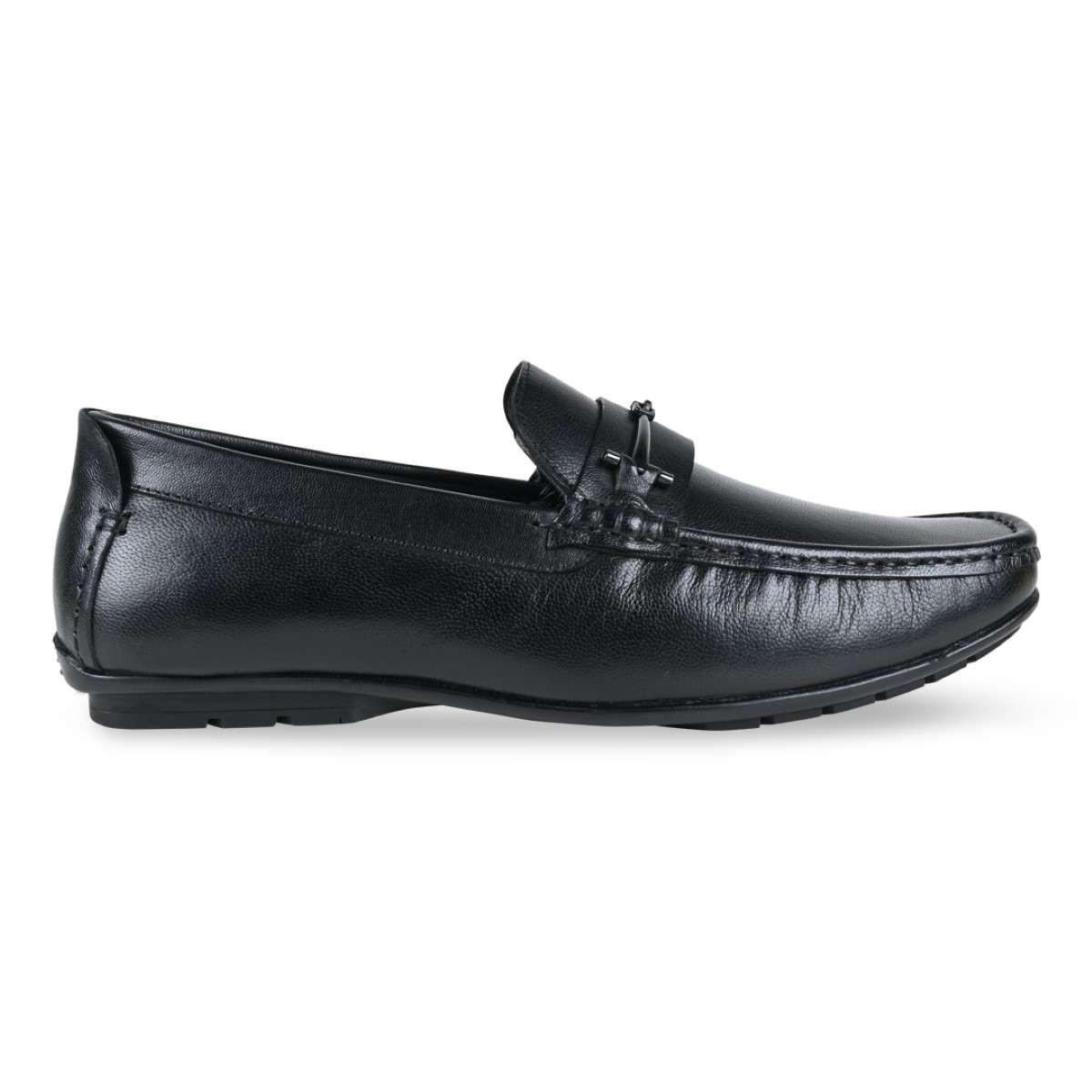 Regal Black Men Casual Leather Loafers