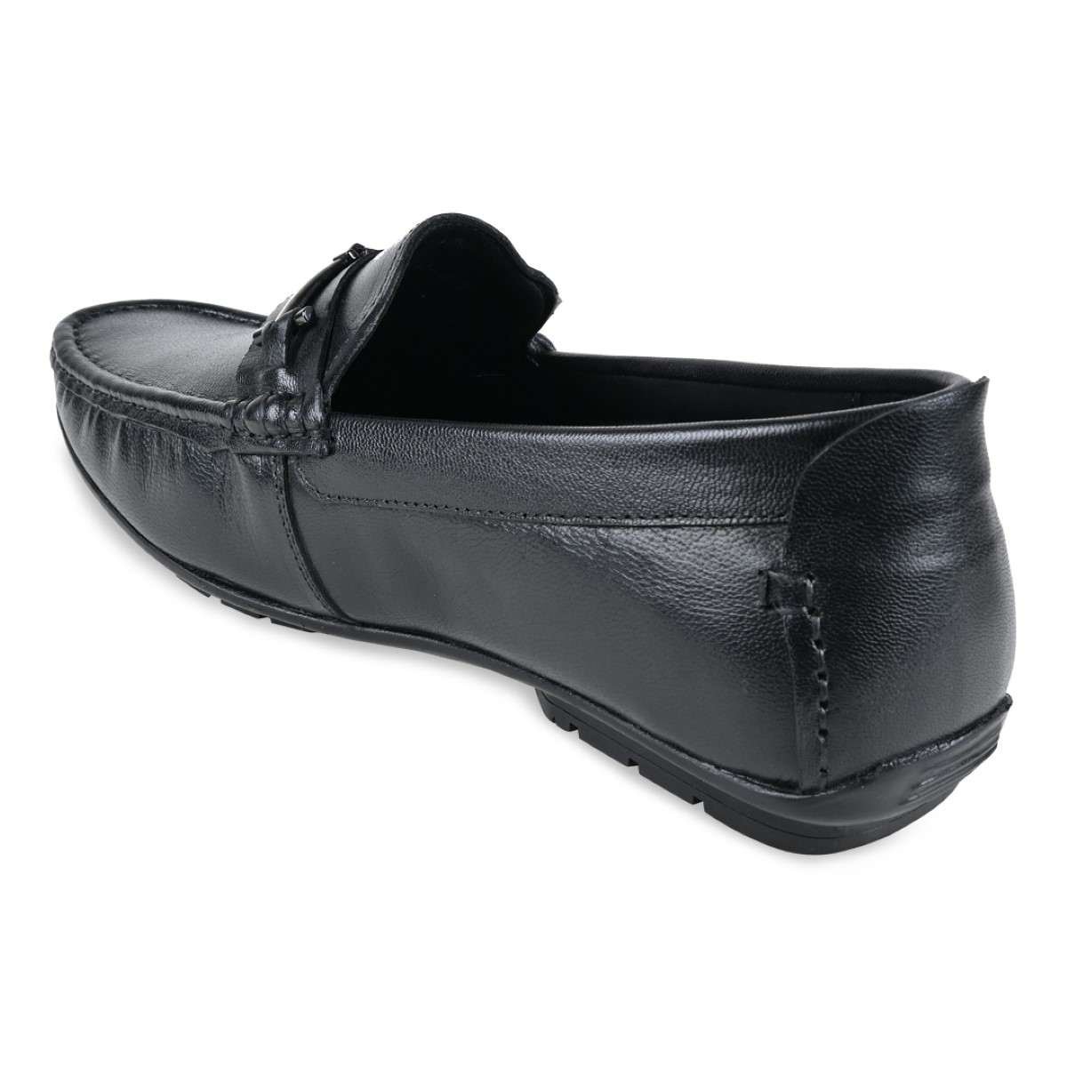 Regal Black Men Casual Leather Loafers