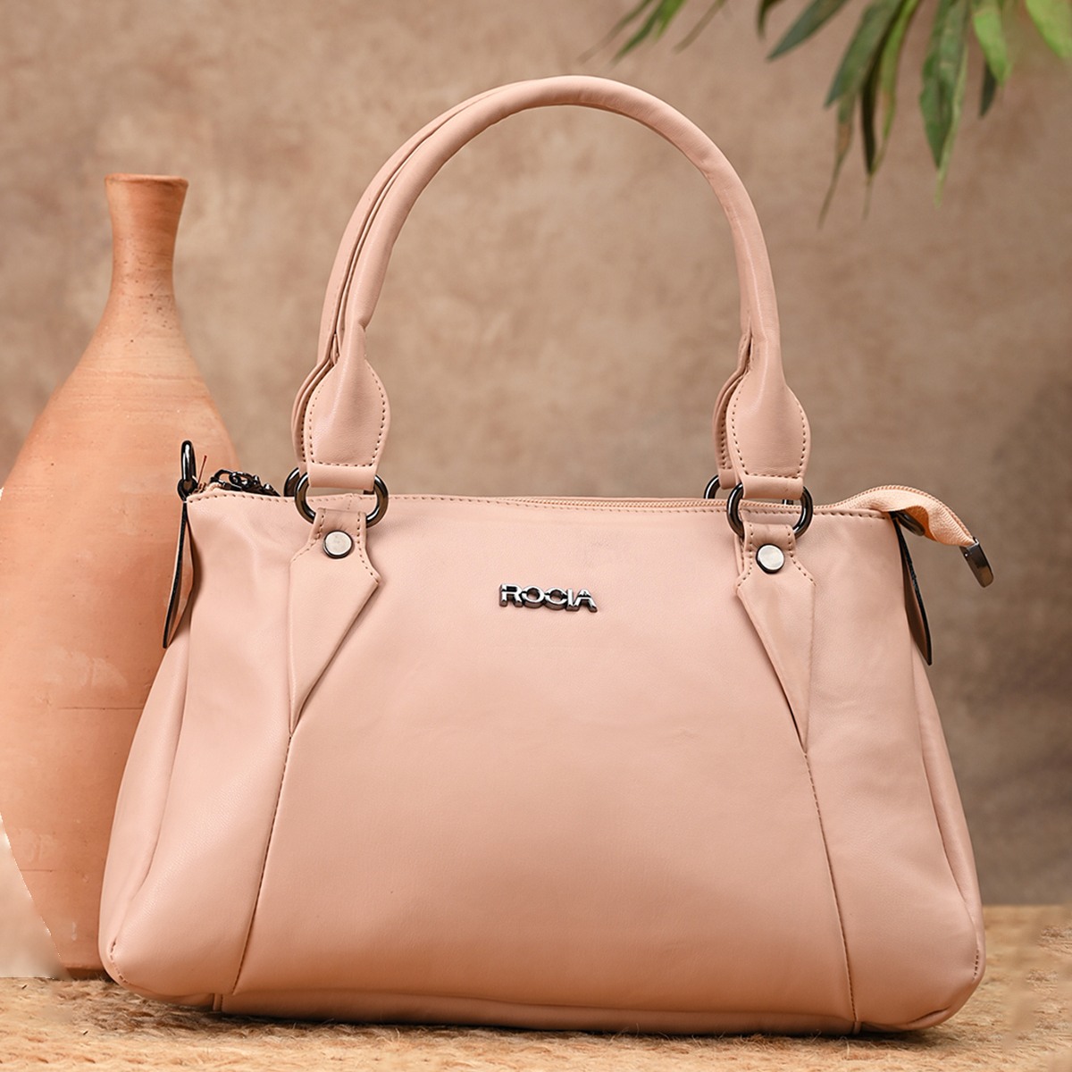 Rocia By Regal Peach Women Casual Shoulder Bag