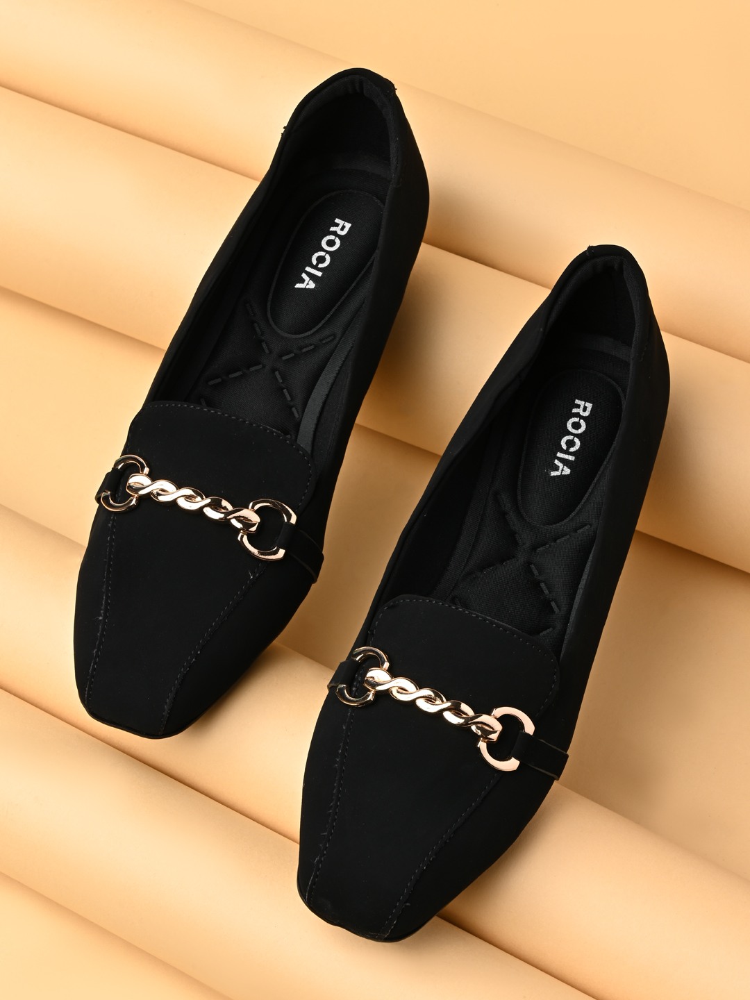 Rocia By Regal Black Women Buckled Pumps