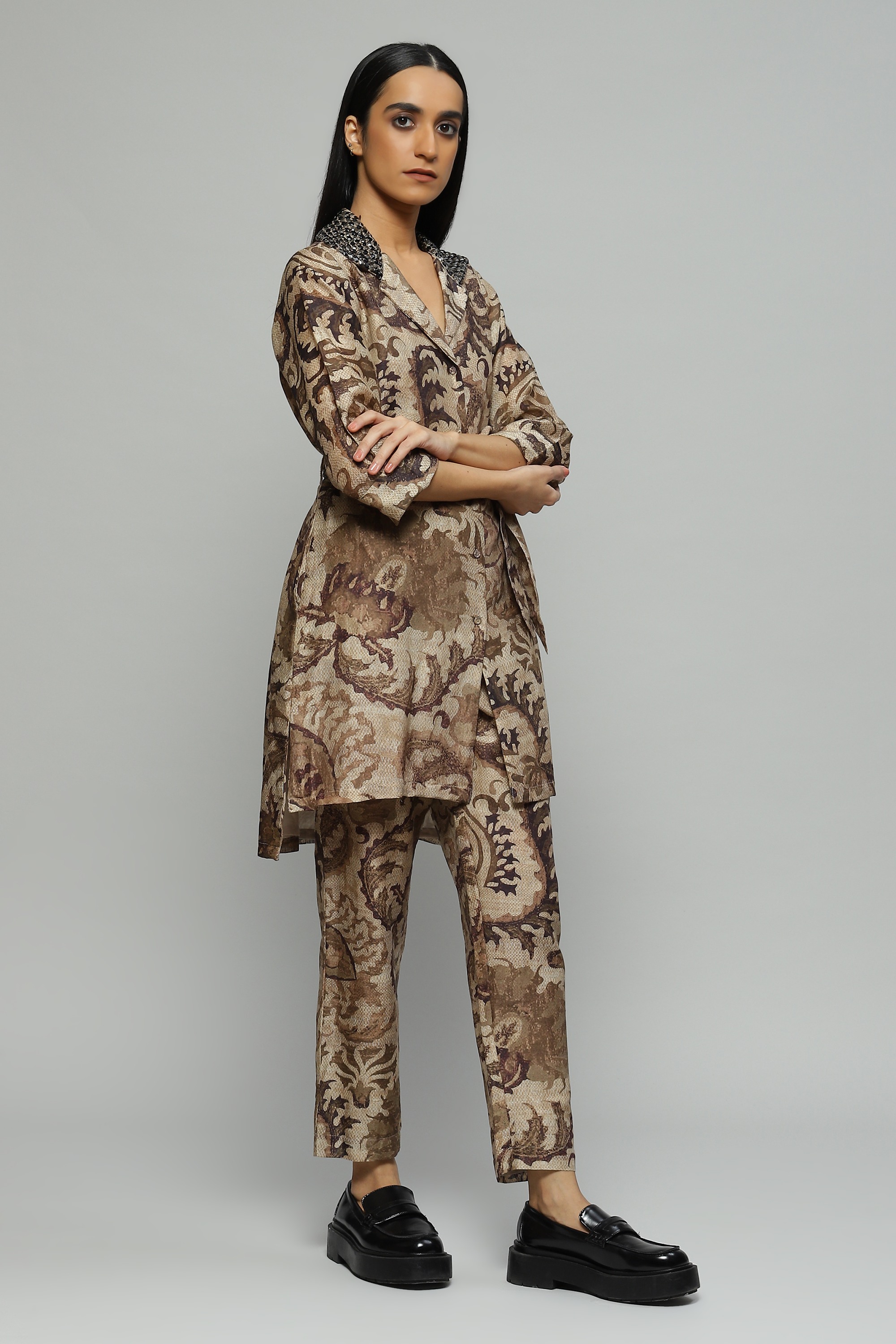 Printed & Sequinned Coordinate Set