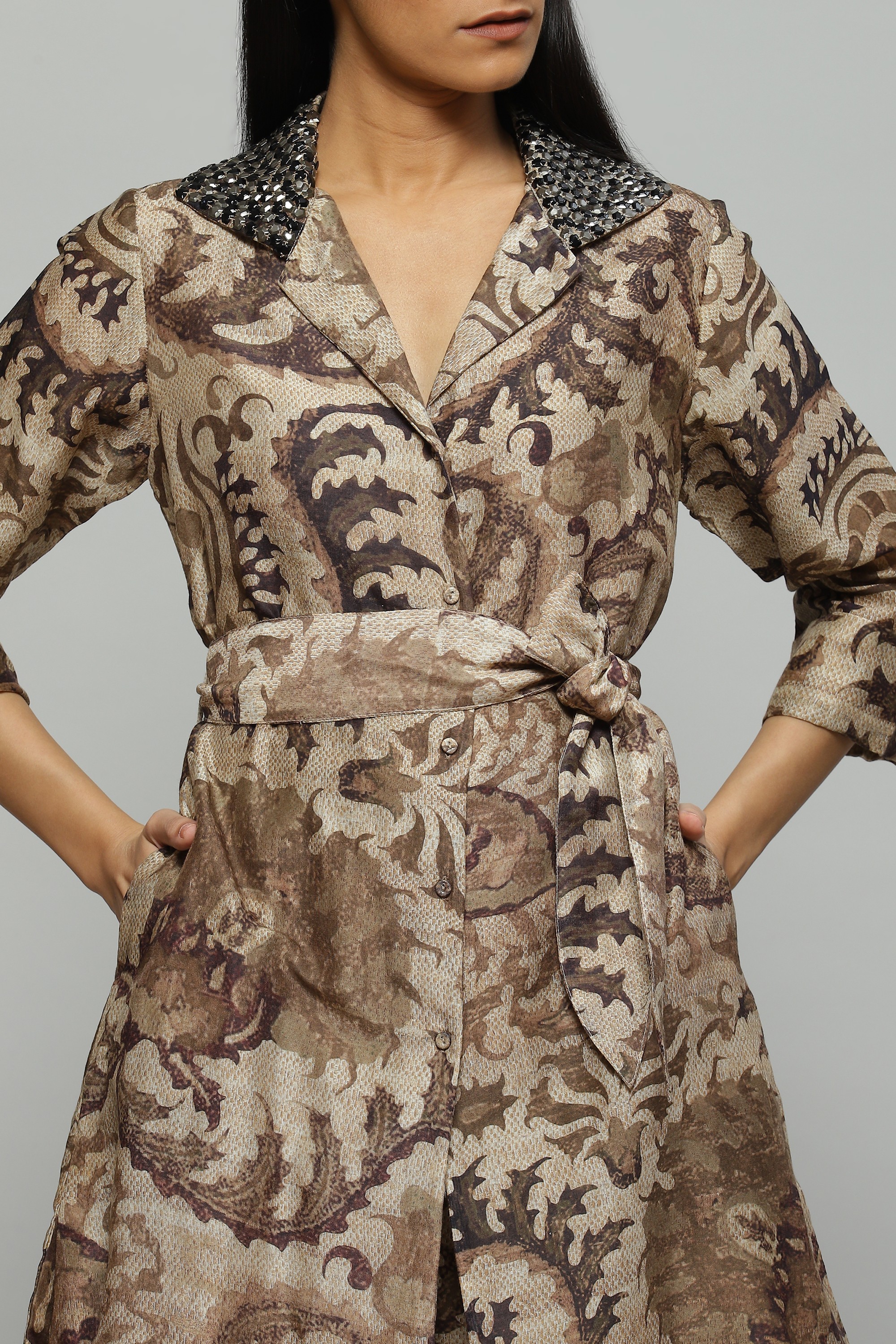 Printed & Sequinned Coordinate Set