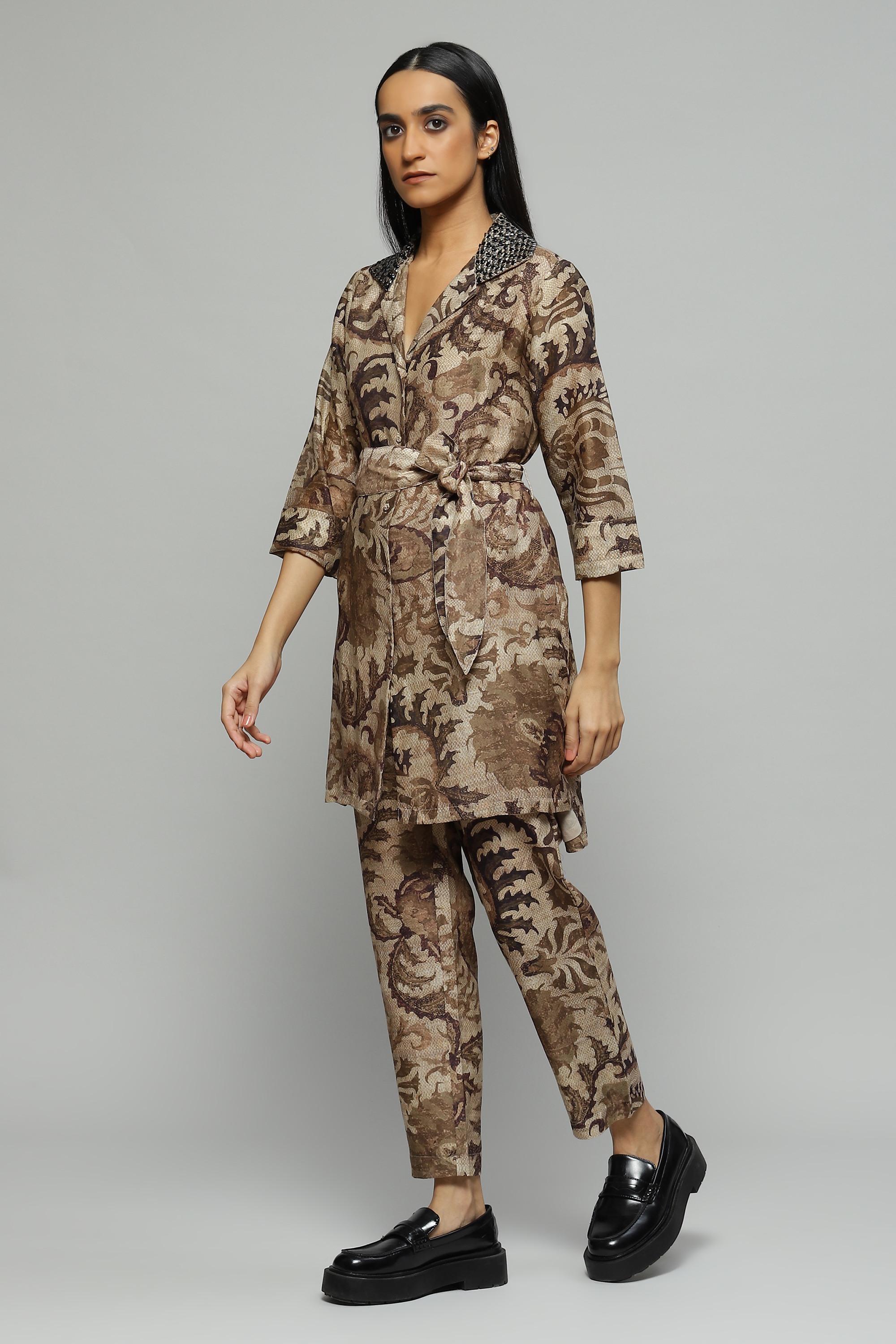 Printed & Sequinned Coordinate Set