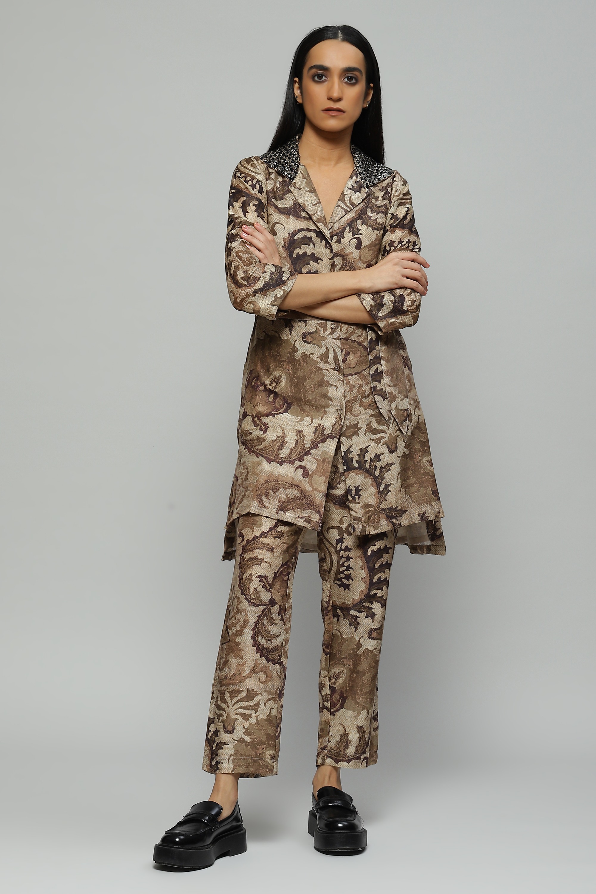 Printed & Sequinned Coordinate Set